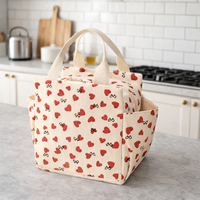 12L Corduroy Insulated Lunch Bag