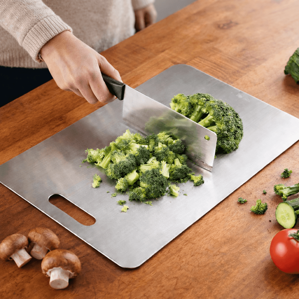 Stainless Steel Chopping Board | 304 Food Grade Cutting Board, Dishwasher Safe