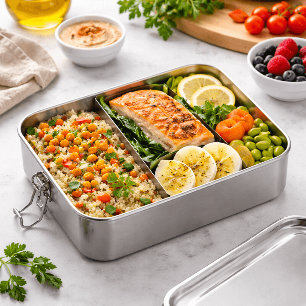 Stainless Steel Lunch Box – Leakproof & Plastic-Free