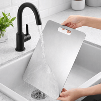 Stainless Steel Chopping Board | 304 Food Grade Cutting Board, Dishwasher Safe