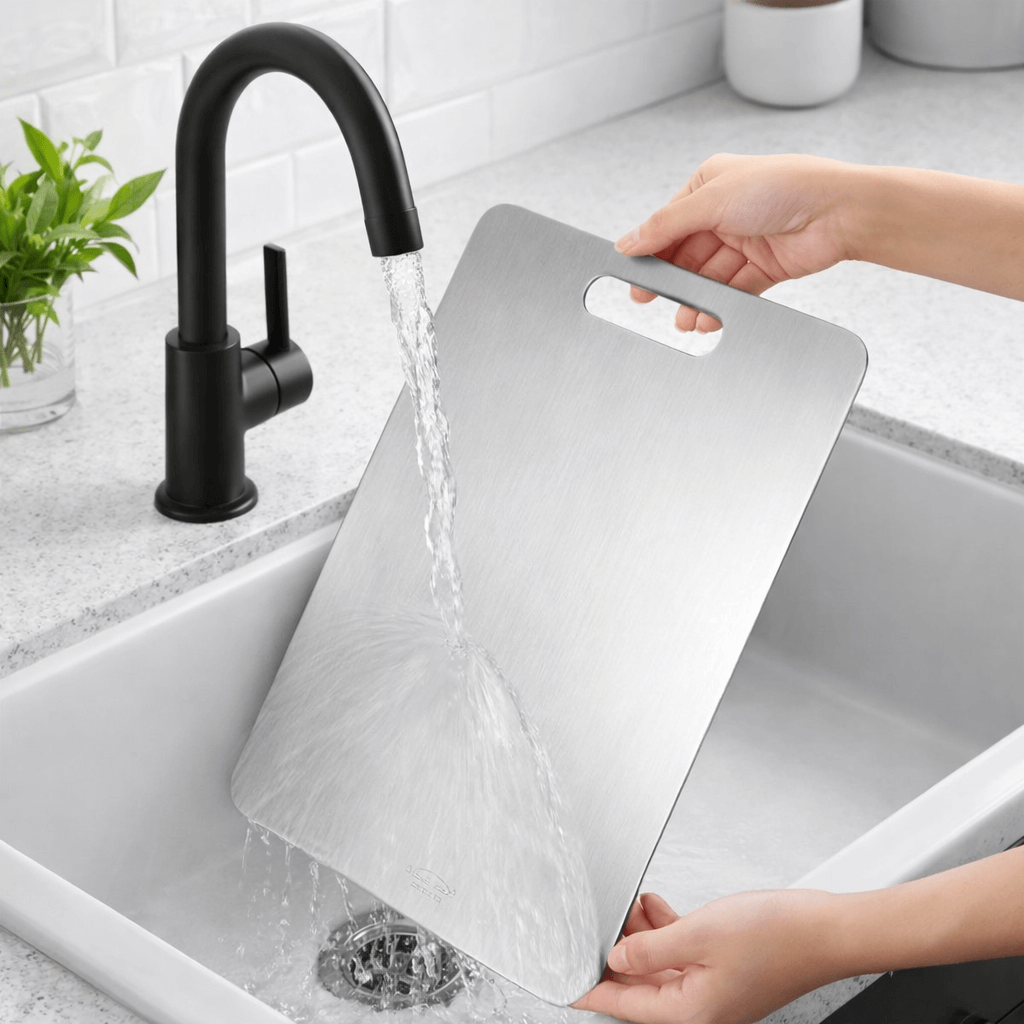 Stainless Steel Chopping Board | 304 Food Grade Cutting Board, Dishwasher Safe