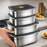 Stainless Steel Lunch Box – Leakproof Food Container