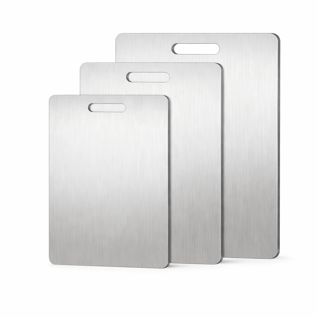 Stainless Steel Chopping Board | 304 Food Grade Cutting Board, Dishwasher Safe