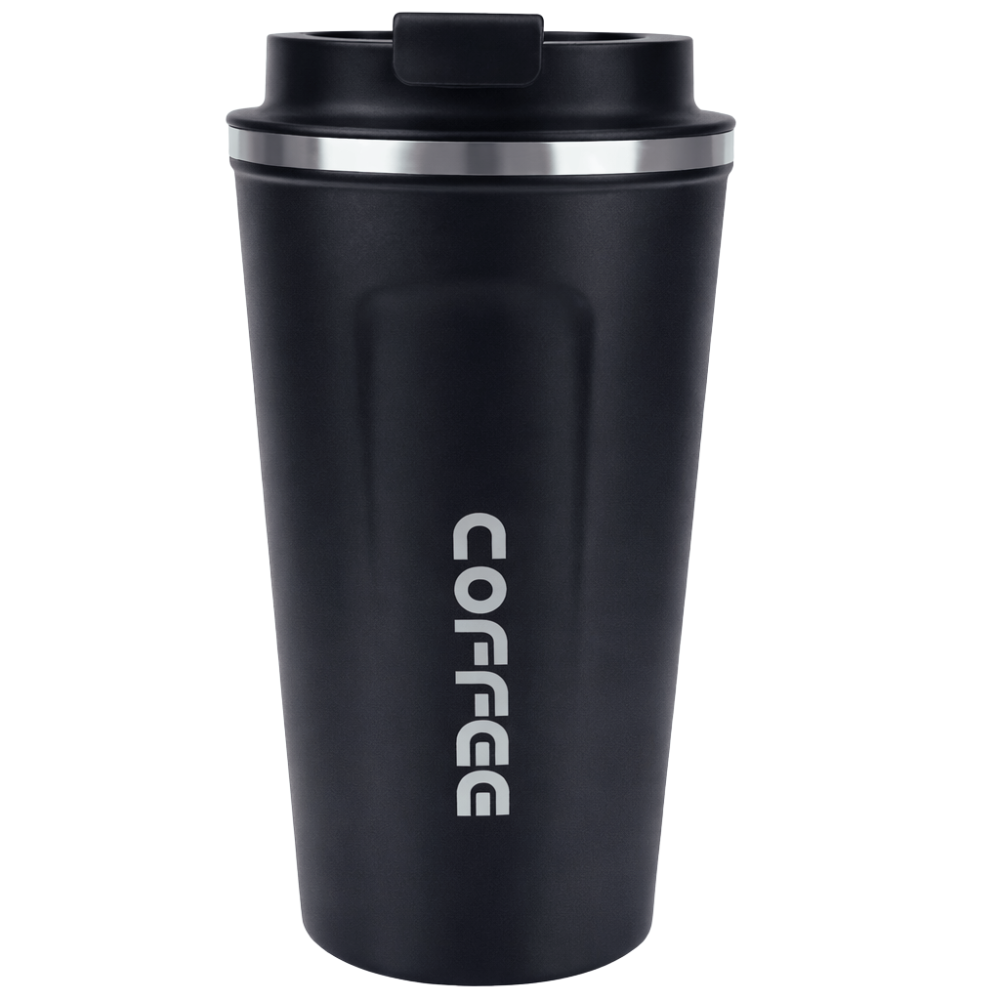 Reusable Stainless Steel Coffee Cup 510ml – Insulated & Leak-Proof