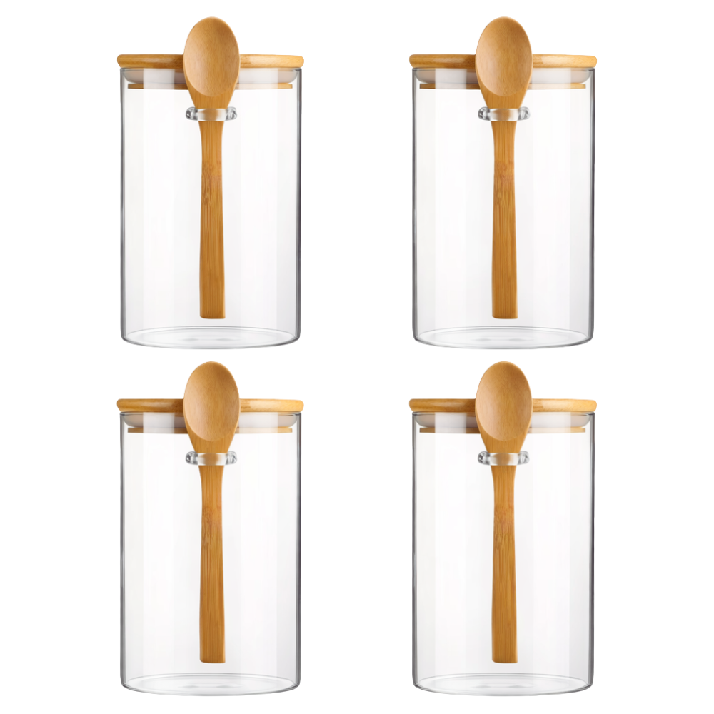 Airtight Glass Storage Jars