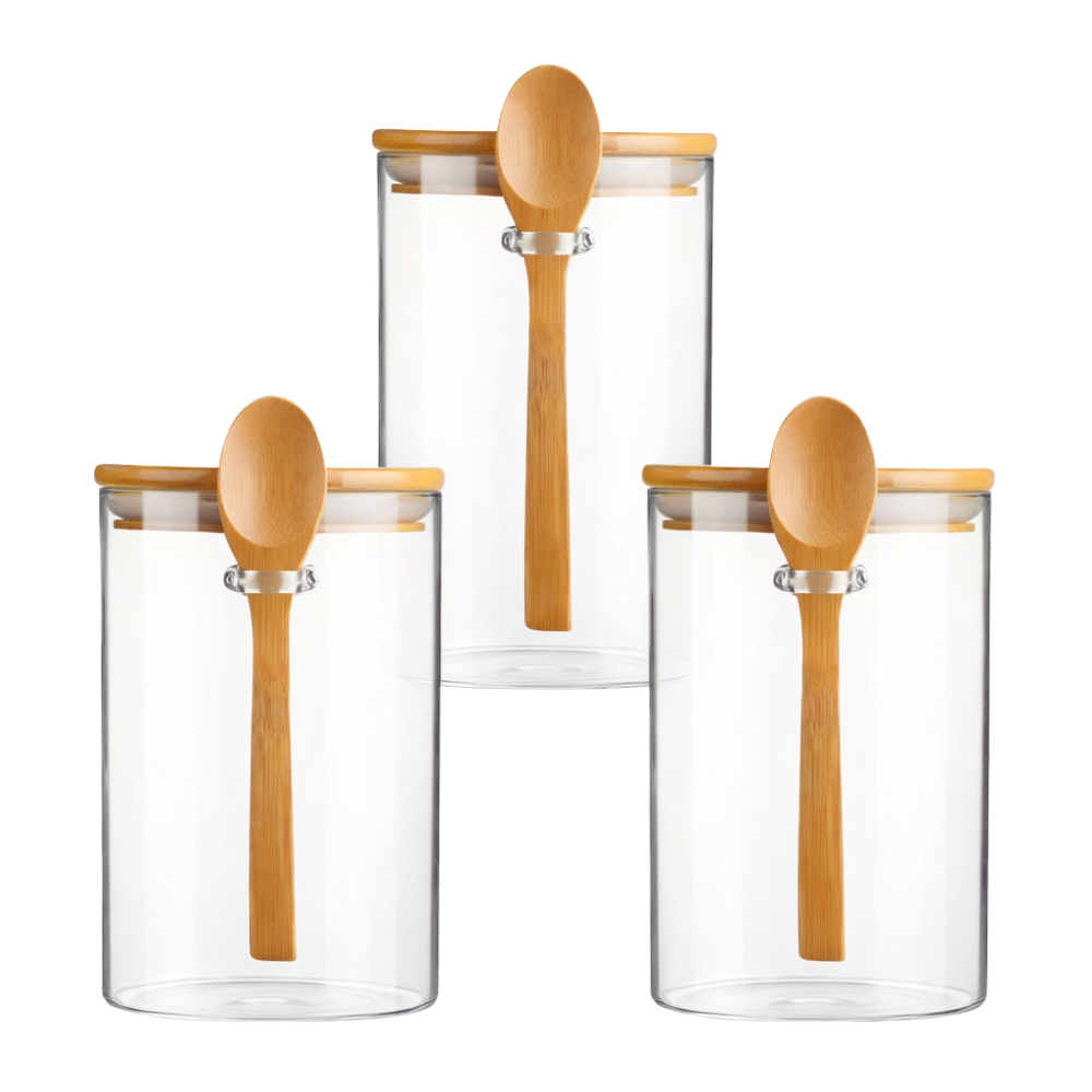 Airtight Glass Storage Jars