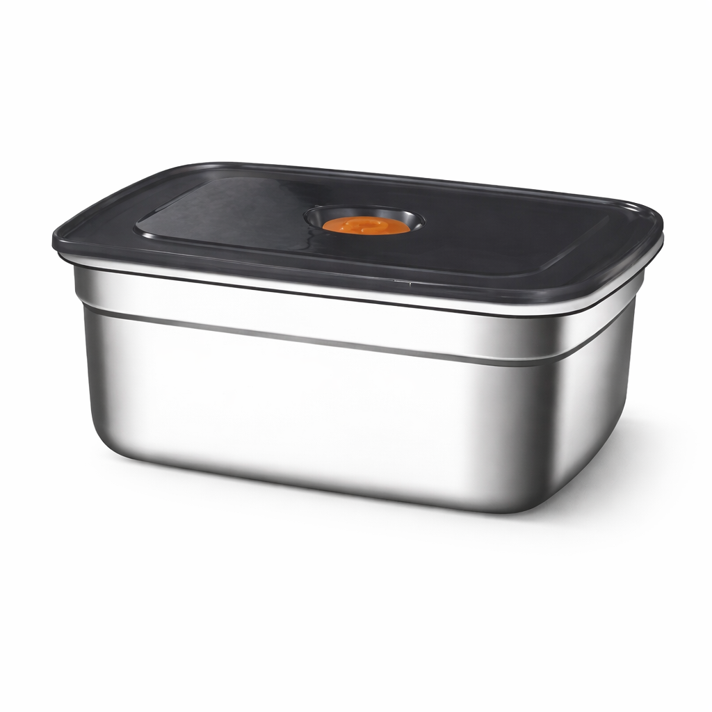 Stainless Steel Lunch Box – Leakproof Food Container