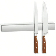 Stainless Steel Magnetic Knife Holder – Wall Mounted Utensil Strip — image 1