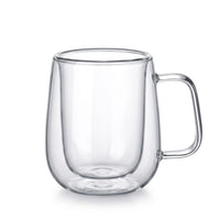 Double Wall High Borosilicate Glass Mug Heat Resistant Handle Coffee Milk Juice Water Cup Bar Drinkware Coffeeware Lover Gift — image 3