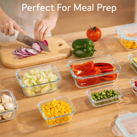 Glass Food Storage Container – Leakproof Meal Prep Box